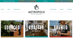 Desktop Screenshot of metropoliscoffee.com